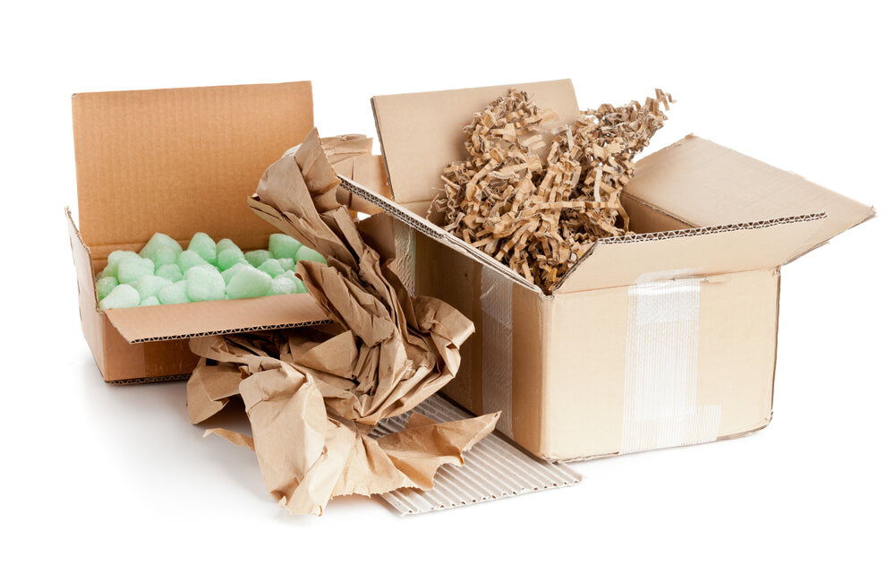 Eliminating empty spaces within boxes helps to prevent shipping damage.